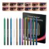 Domality 12-Piece Colorful Eyeliner Set: Pearl & Matte, Glitter
