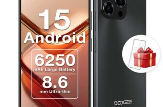 Doogee Note 58 Smartphone – Android 15, 6.75 HD Display, 8GB (24GB expandable) / 128GB, 6250mAh