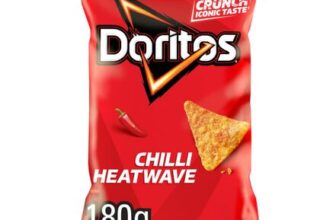Doritos Chilli Heatwave Tortilla Chips Sharing Bag Crisps 180g