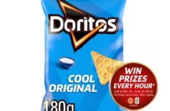 Doritos Cool Original Tortilla Chips Sharing Crisps 180g