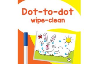 Dot-to-Dot Wipe-Clean Activity Book for Ages 3-5