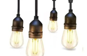 Dotrvmp S14 LED Festoon Lights, 48ft, IP65 Waterproof, Connectable