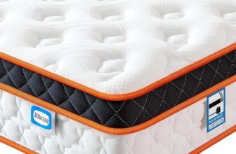 Double Mattresses 4FT6, Gel Memory Foam & Individually Pocket Sprungs Hybrid Medium Firm Double Mattress, Cooling Double Bed Mattress, Orthopedic, Back Pain Relief 135x190x23cm