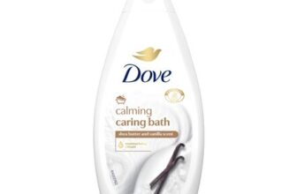Dove Calming Bath Soak with 1/4 Moisturising Cream, 450 Ml