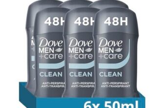 Dove MenCare Clean Comfort Deodorant Stick, 6-Pack
