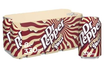 Dr Pepper Cream Soda 8 x 330ml – £3.80 S&S