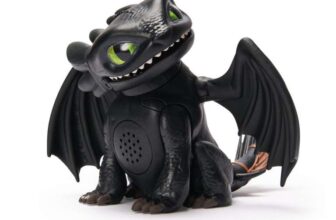 Dreamworks Dragons How to Train Your Dragon, Roaring Minis Toothless, Interactive Dragon Toy with 25 Sounds