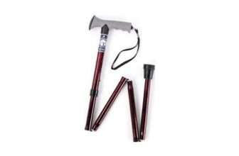 Drive Medical Adjustable Folding Walking Stick Gel Handle Cane