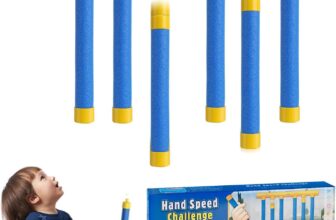 Drop Sticks Game for Adults & Kids – Catching Sticks Game, Falling Stick Challenge, Drop It Catch It Win It Hand Eye Reflex Sensory Coordination Reaction Toy Product Gift for Christmas & Party