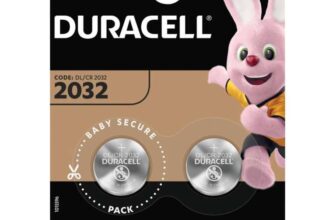 Duracell CR2032 Lithium Coin Batteries 3V (2 Pack)
