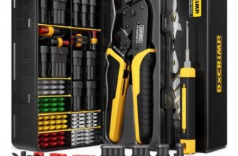 DxCRIMP Waterproof Automotive Wire Connectors Crimp Tool Kit 1-4 Way