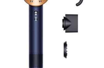 Dyson Supersonic hair dryer – StraightWavy (Prussian blue/Rich copper) – Renew – Price with code Dysonoutlet
