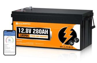 ECO-WORTHY 12V 280Ah LiFePO4 Lithium Leisure Battery with Bluetooth, Low-Temp Protection,6000 Cycles with code – ECOWORTHY UK Store