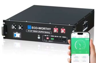 ECO-WORTHY LiFePO4 Battery 48V 100Ah,5.12kWh (With code) ECOWORTHY UK Store Store