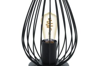 EGLO Newtown Vintage Table Lamp in Cage