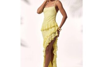 EGO Frill Maxi Dress