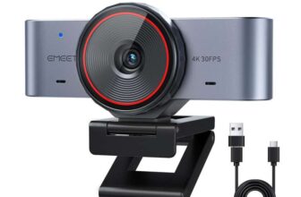 EMEET C960 Ultra 4K Webcam for Mac & PC, 1/1.5 Large Sensor. Sold by EMEET Direct UK / FBA