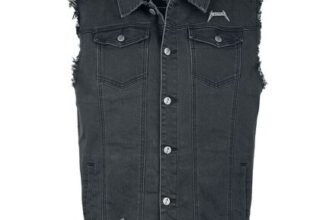 EMP Signature Collection Sleeveless Jacket Black