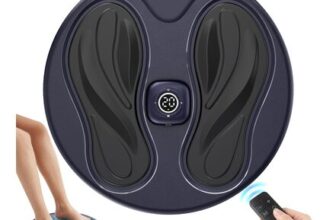 EMS/TENS Foot Massager with 10 Modes, Waterproof Detachable Body
