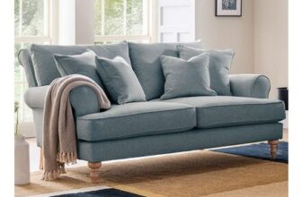 Eastwood Faro 2 Seater Small Denim Sofa