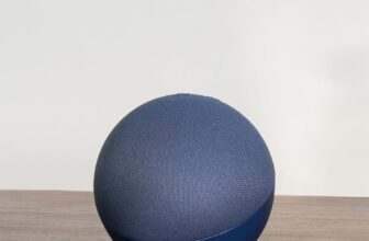 Echo Dot (Newest gen) Bluetooth smart speaker with big vibrant sound and Wi-Fi Deep Sea Blue, with Alexa Early Access