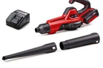 Einhell Cordless Air Blower with 4Ah Battery and Charger 18V Power X-Change, 250 km/h Air Duster