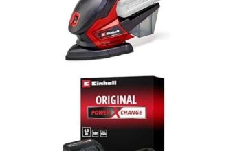 Einhell Power X-Change Cordless Detail Sander with Battery and Charger – 18V Electric Sander