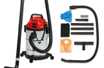 Einhell TC-VC 1820 S 1250W 20L Stainless Steel Wet & Dry Vacuum Cleaner (£35 W/Marketing Code) – Free Click & Collect