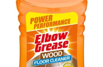 Elbow Grease Concentrated Floor Cleaner (Orange, 1L) Makes Up To 50 Litres Suitable for Mopping & Cleaning Wood, Laminate & Vinyl Flooring