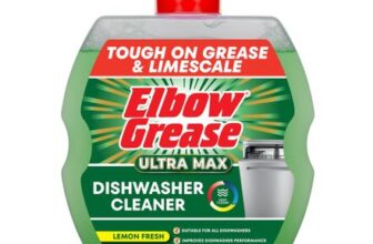 Elbow Grease Ultra Max Dishwasher Cleaner, Lemon, 250ml (£1.44 S&S)