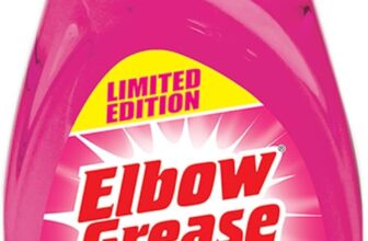 Elbow Grease Washing Up Liquid (Pink Grapefruit, 600ml) Power Degreaser – Soap for Hand Washing Dishes, Pots, Pans & Glasses