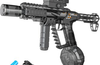 Electric Water Gun with Lights, Electric Water Gun Large Capacity High Powered Squirt, Range 28-32 FT, Summer Water Pistol Toys for Pool Party Beach Outdoor