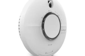 Electrochemical & Optical Smoke Alarm – White