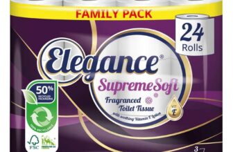 Elegance Supreme Soft Toilet Roll (1 Pack x 24 Rolls) – Save 50% at Checkout – Morrisons at Amazon