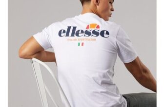 Ellesse Mens Georgio Back Logo T-Shirt White
