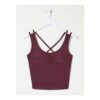 Elowen Red Crop Top Sizes 16 – 24