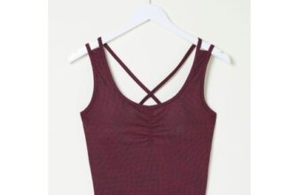 Elowen Red Crop Top Sizes 16 – 24