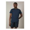Emporio Armani Crew Neck Tape T-Shirt Navy