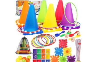 Eocolz 49PCS Carnival Games Outdoor Combo Set for Kids