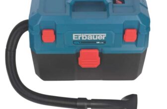 Erbauer ETBV18-Li 18V Li-Ion EXT Cordless Toolbox Wet & Dry Vacuum – Bare. Free C&C