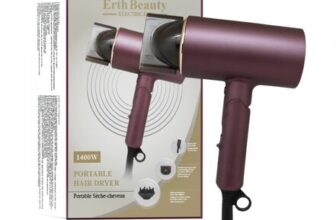 Erth Beauty Electronic Portable Hair Dryer UK Plug