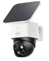 Eufy S340 Dual Lens PTZ Camera with Solar Panel – No monthly fees