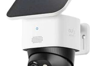 Eufy S340 Dual Lens PTZ Camera with Solar Panel – No monthly fees