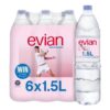 Evian Still Natural Mineral Spring Bottled Water Multipack