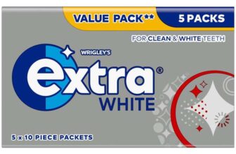 Extra White Sugar Free Chewing Gum, 5 Pack Multipack – £1.63 / £1.54 S&S