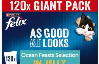 FELIX As Good As it Looks Adult Wet Cat Food in Jelly Plaice, Salmon, Tuna, Cod 120 x 85g Pouches with voucher – £20.65 with 1st S&S
