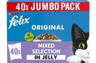 FELIX Original Mixed Selection in Jelly Wet Cat Food 40x85g – Clubcard Price