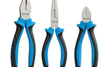 FIXTEK Professional Pliers 3 Pcs Set, Heavy Duty Combination with Soft Grip Handles for Comfort Precision – Sold by JSI RETAIL LTD / FBA