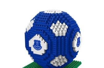 FOCO BRXLZ Everton FC Football Premier League Championship Logo Team Building Set 3D Construction Toy