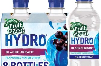 FRUIT SHOOT Hydro Blackcurrant Fruit Flavoured Water, 275ml (Pack of 8)